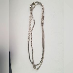 SARDA Bali Artisan Solid Sterling Silver Woven Chain Necklace